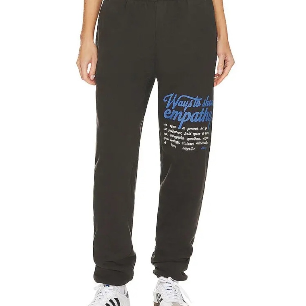 The Mayfair Group Ways to Show Empathy Black Jogger Pants S/M